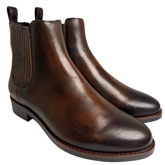 Thursday Boot Co Duchess Chelsea Boot Brown Coffee Leather Women Sz 5.5 Slip On - Picture 1 of 16